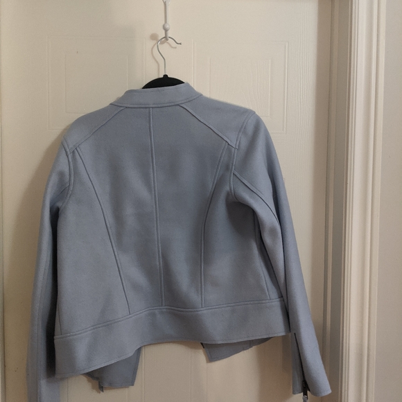 Joe Fresh Moto Style Powder Blue jacket - Picture 6 of 8